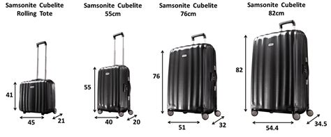 Suitcase Size Guide Samsonite Suitcase Dimensions Suitcase Sizes