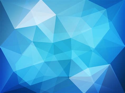 1002186 Illustration Abstract Low Poly Symmetry Blue Triangle