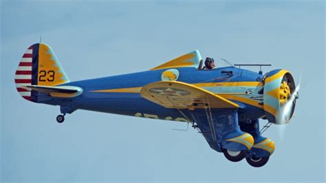 Boeing P 26 Peashooter Zap16com Air Show Photography Civilian And