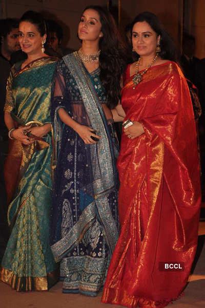 Shivani Kapoor With Daughter Shraddha And Sister Padmini Kolhapuri At Dheeraj Deshmukh And Honey