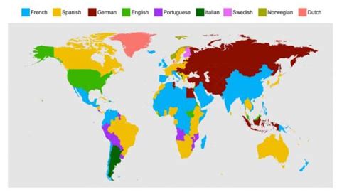 A Map Of The World According To What Languages We Want To Learn Indy100