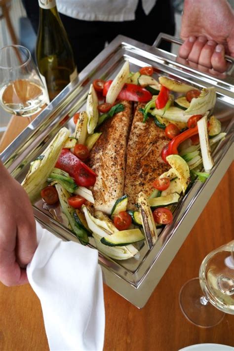 Whole Dutch Yellowtail With Summer Vegetables Dutch Yellowtail By