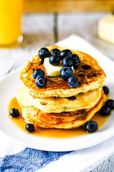 Blueberry Orange Pancakes Honey And Birch