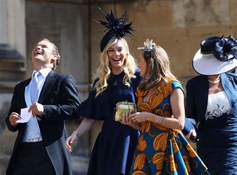 chelsy davy from prince harry and meghan markle s royal wedding day photos e news