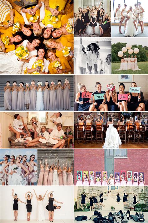 Photo Ideas For The Bride And Her Bridesmaids