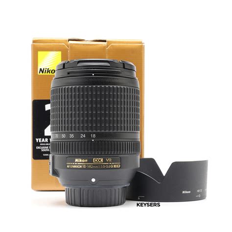 Used Nikon Af S 18 140mm F35 56 G Ed Dx Vr Lens Keysers