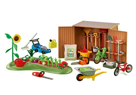 Tool Shed With Garden 6558 Playmobil Usa