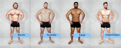 Heres What The Ideal Male Body Looks Like In 19 Countries