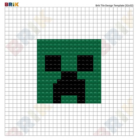 Minecraft Creeper Pixel Art Grid Reverasite