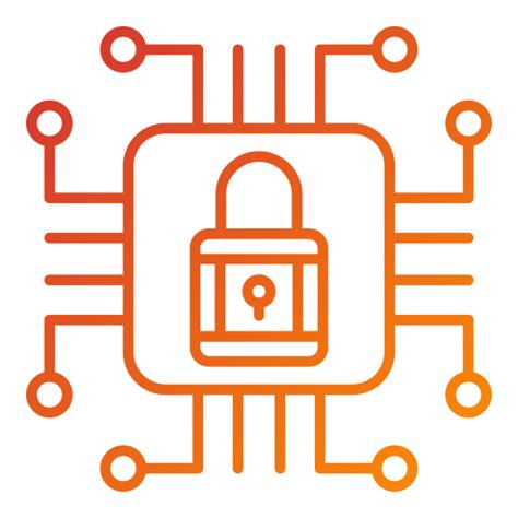 cyber security generic gradient icon