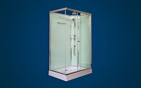 Rectangular Glass Shower Cubicle Shower Units Geza