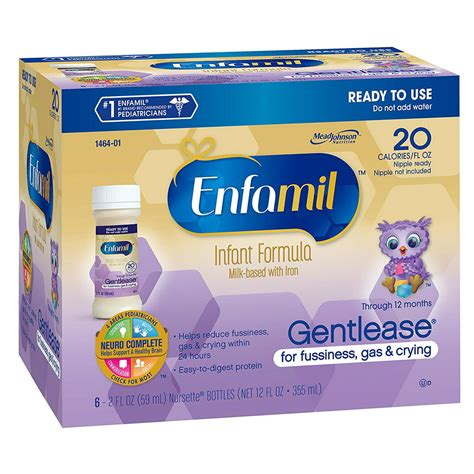 Enfamil Gentlease Baby Formula For Fusiness Gas And Crying Nursette