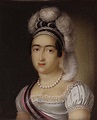 Portrait of Infanta Maria Francisca of Portugal 1800-1834 Painting by ...