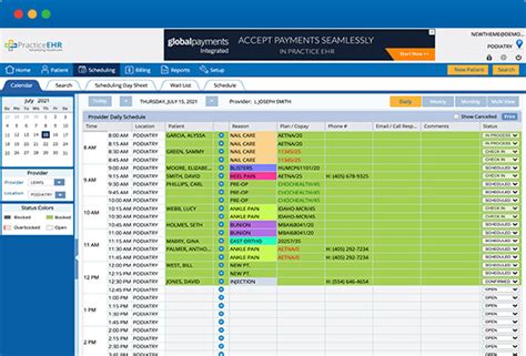 Emr Appointment Scheduling Software Practice Ehr