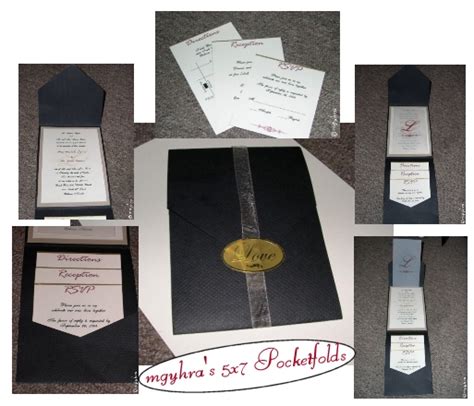 Check spelling or type a new query. The DIY Pocketfold Invitations "How to"