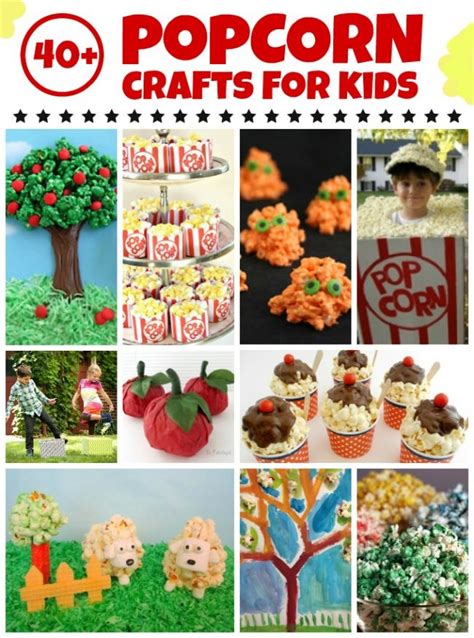Popcorn Crafts 40 Craft Ideas For Kids