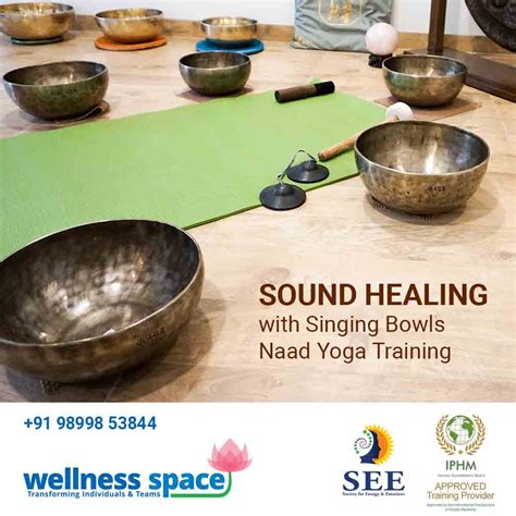 sound healing singing bowls and naad yoga wellness space