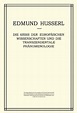 『Die Krisis der Europaeischen Wissenschaften und die - 読書メーター