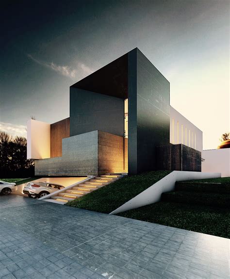 Amazing House Architecture Facade Project モダンハウスの外観 住宅 外観 現代建築