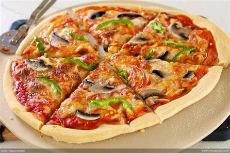 Bell Pepper Mushroom And Onion Pizza Recipe