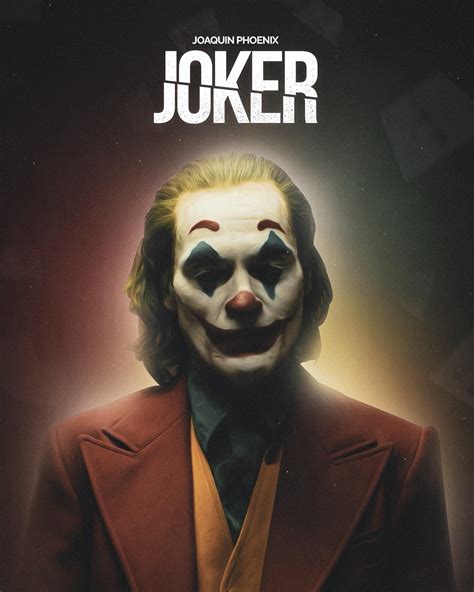 Mask fabric, shirts, footwear, weapons, etc. A concept "JOKER" movie poster : graphic_design