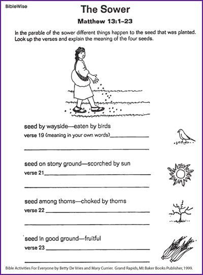 Understanding The Scripture With Images Bible Worksheets Bible