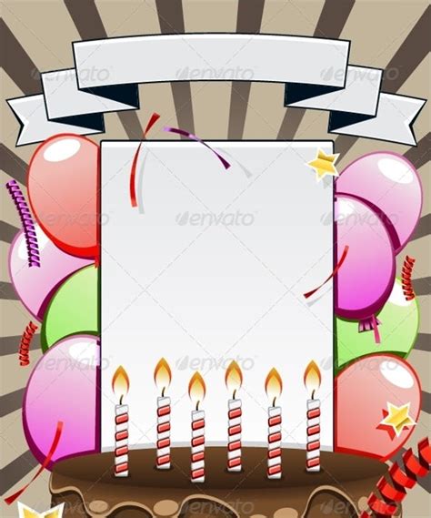 6 birthday card template excel template excel birthday card greeting