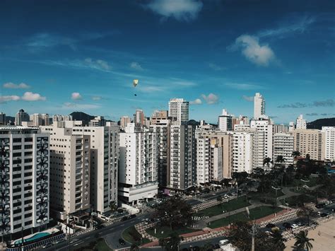 Modern Brazil Building Cloud Sky Neighborhood Cityscape High Rise Building Exterior