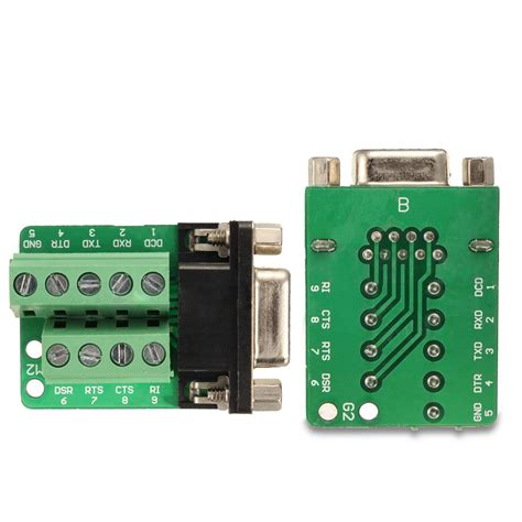 Keesin Db9 9 Pin Female Adapter Rs 232 Serial Port Interface Breakout