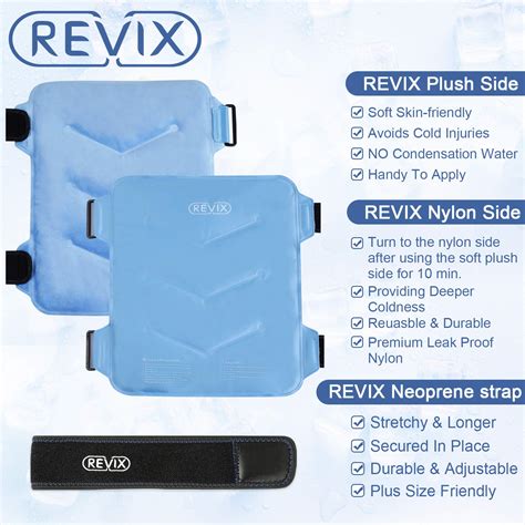 Revix Hip Ice Pack Wrap For Bursitis Pain Relief Reusable Cold Pack For
