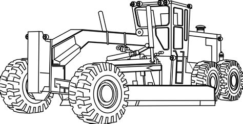Dump truck coloring page is an important part of big archive of coloring pages.do non limit yourself in colors. Equipment Coloring Pages - Kidsuki