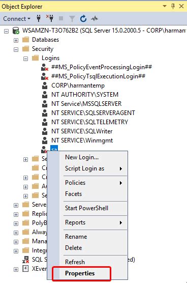 Enable Sa User In SQL For Sitecore Installations Fishtank Consulting