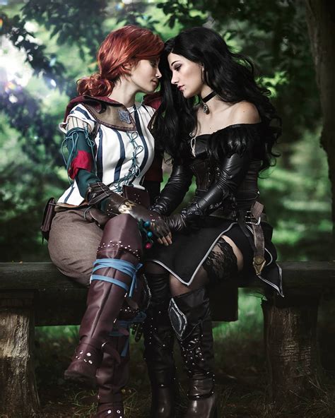 Yennefer And Triss By Saphiracosplay And Daddelkatze Rwitcher3