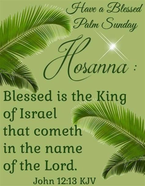 Blessed Palm Sunday Palm Sunday Quotes Jesus Palm Sunday Quotes