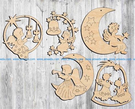 Little Angel File Cdr And Dxf Free Vector Download For Laser Cut Free