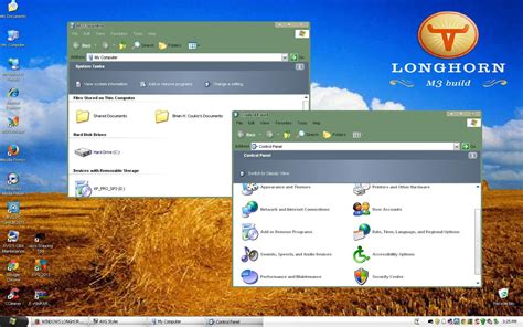 Windows Longhorns Dwm Theme On Windows Xp Longhorn Windows Xp User