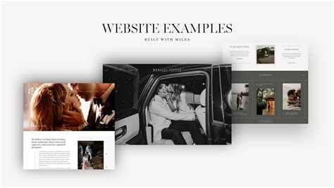 10 Beautiful Wedding Photography Site Examples Built With Milea