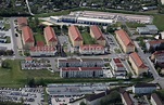 Luftaufnahme Erfurt - Gebäudekomplex der Bundeswehr- Militär- Kaserne ...