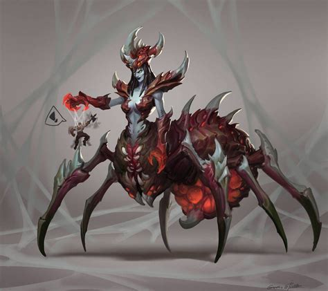 Spider Queen By Gothicq On Deviantart Spider Queen Fantasy Character