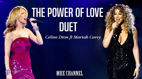 Celine Dion Ft Mariah Carey The Power Of Love Audio Youtube