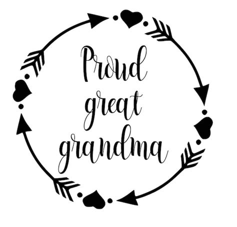 Proud Great Grandma Svg Studio3 Pdf Png  Dxf Eps