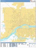 Davenport Iowa Wall Map (Basic Style) by MarketMAPS