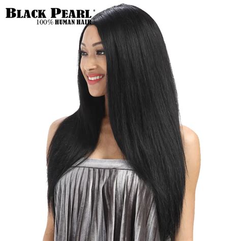 Buy Black Pearl 24inch Full Lace Human Hair Wigs For