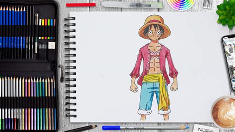 How To Draw Luffy From One Piece Nil Tech Shopnil Tech