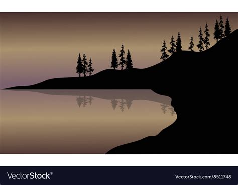 Lake Silhouette Clip Art