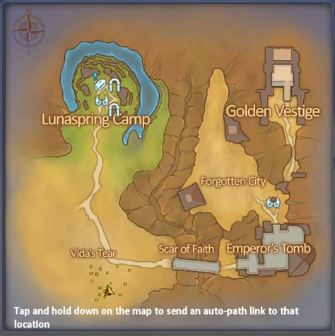Quicksand Shrieker Monster Hunter Quest Location Map Forsaken World