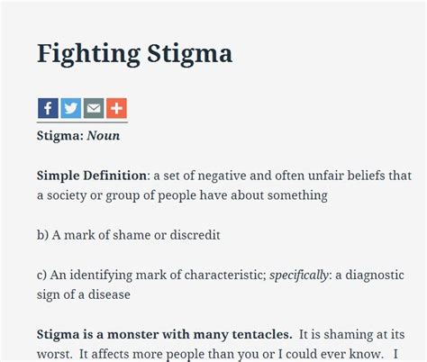 Fighting Stigma Negativity Positivity Stigmata