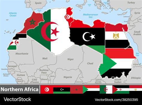 Northern Africa Map