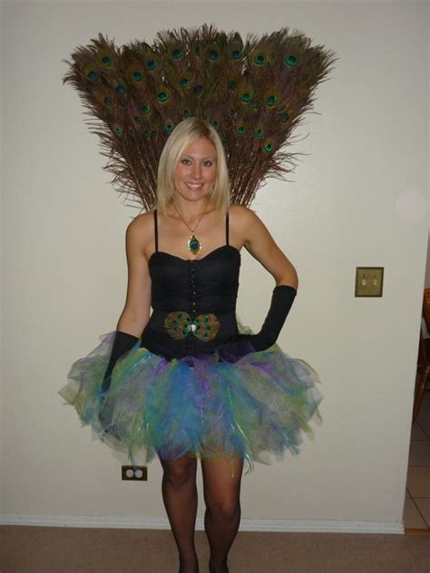 Homemade Peacock Halloween Costume