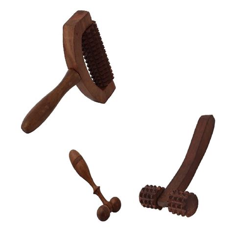 Wooden Hand Massager Roller Body Stress Acupressure Etsy